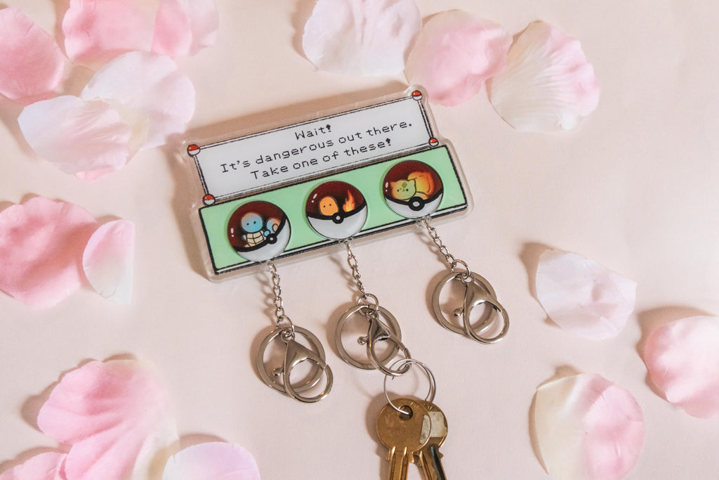 Choose a partner! | Keyholder Keychain Set – JYK Doodles