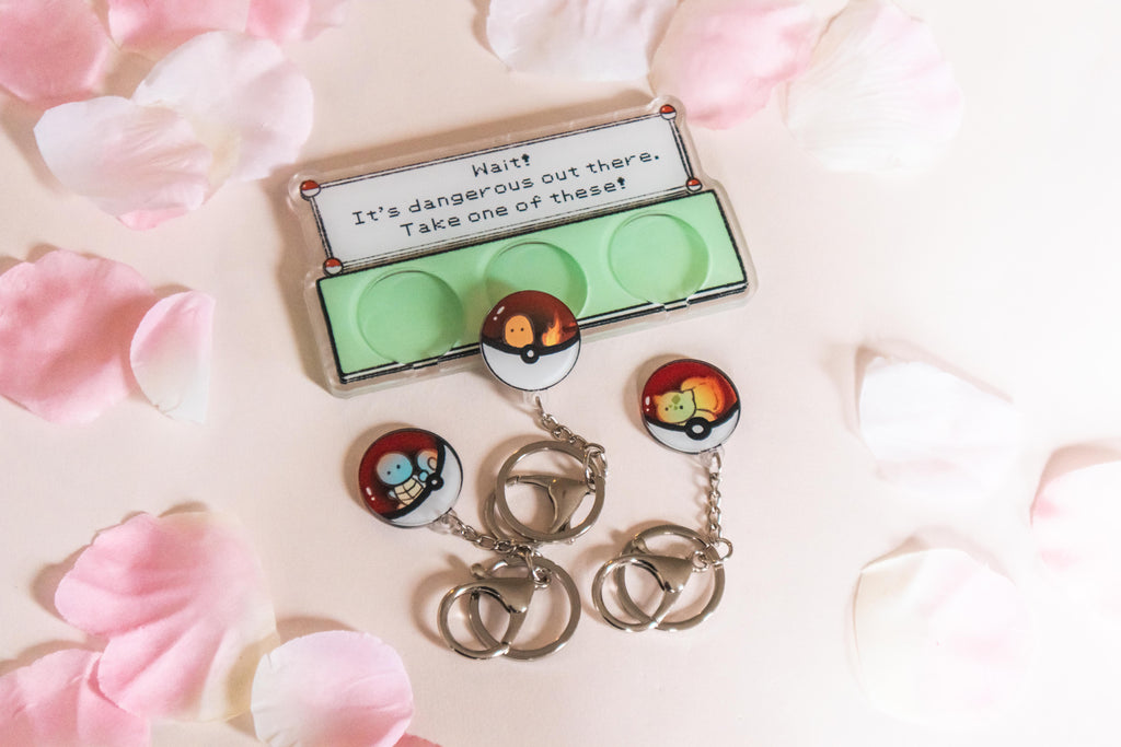 Choose a partner! | Keyholder Keychain Set – JYK Doodles