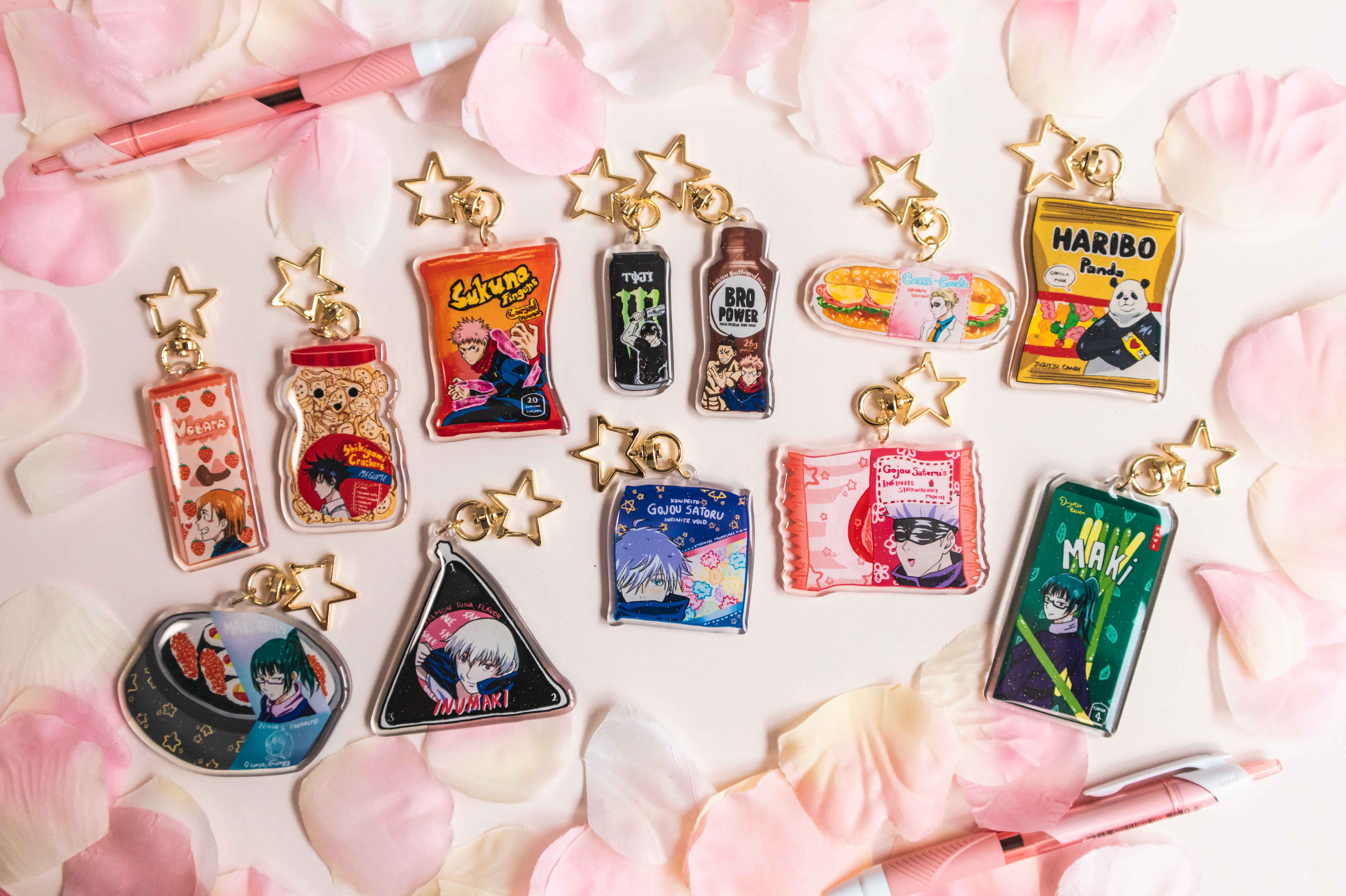 Anime Shaker Cup Poke Key Chains -  in 2023